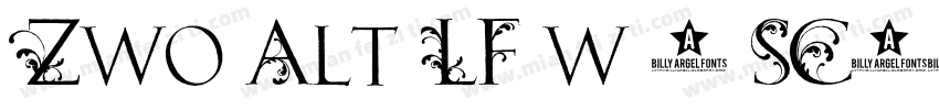 Zwo Alt LF w 7 SC字体转换